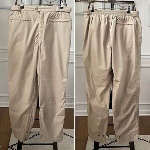 Sun Mountain Sports Tan Windbreaker Outdoor Pants Adjustable L